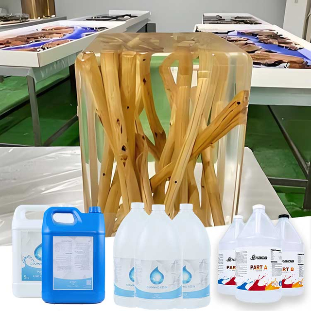 Epoxy Resin for Large Art Castings, Yellowing-Resistant Resin Furniture - 2 Part Kit