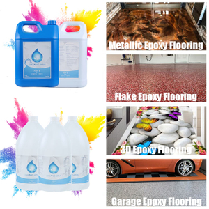 Metallic Epoxy Resin Floor Coating for Concrete Floor, Garage, Basement