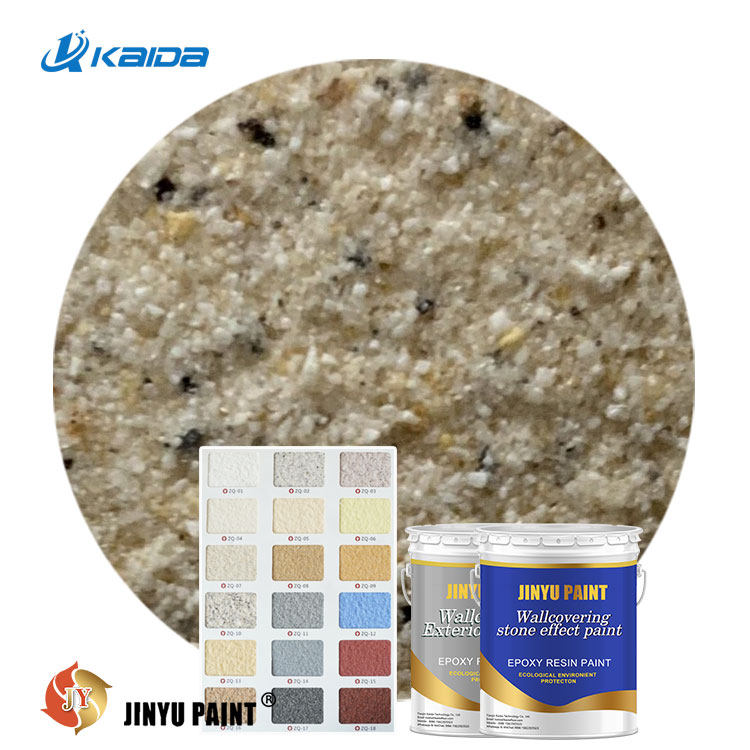 JD1013 Real Stone Effect Look Interior Exterior Wall Paint